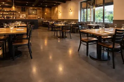 Commercial epoxy floor restaurant San Antonio TX