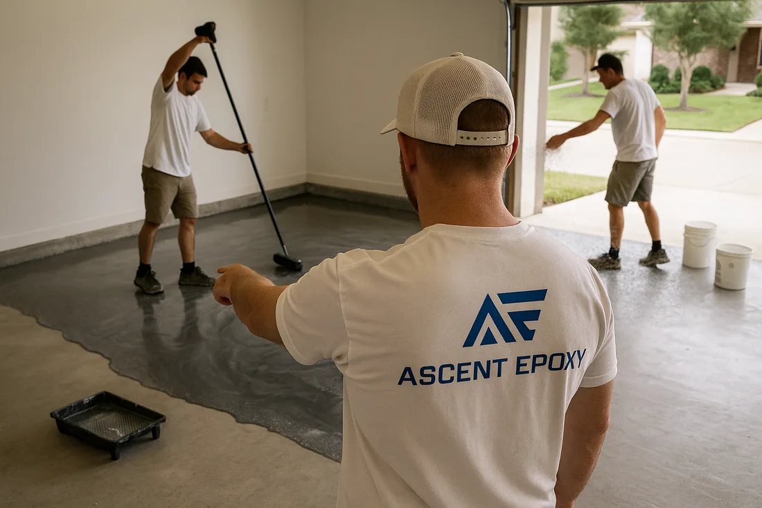 Ascent Epoxy San Antonio installation team