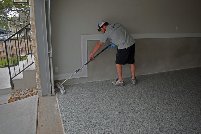 Ascent Epoxy San Antonio installation team