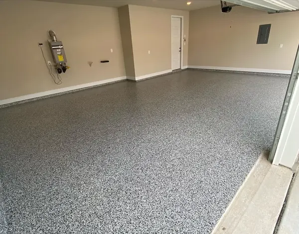 Garage flake epoxy coating San Antonio